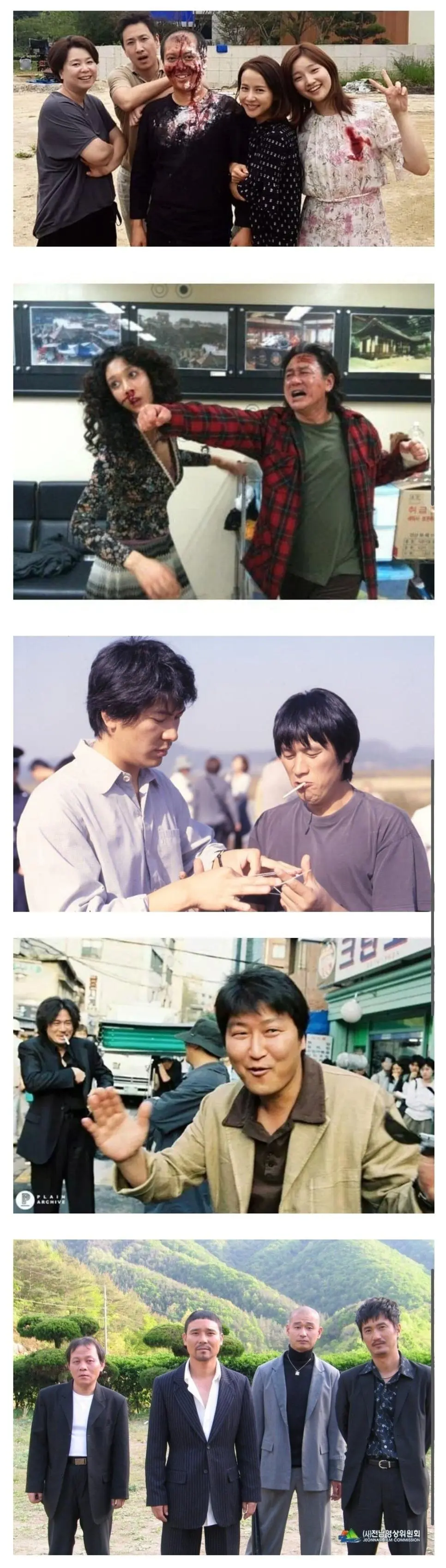 사진만 봐도 다 아는 한국영화 비하인드컷